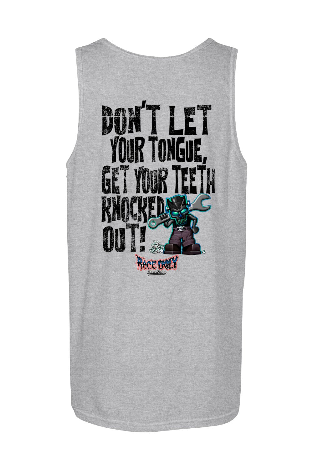 Gildan Softstyle Tank Top "RU TEETH" (BLACK)