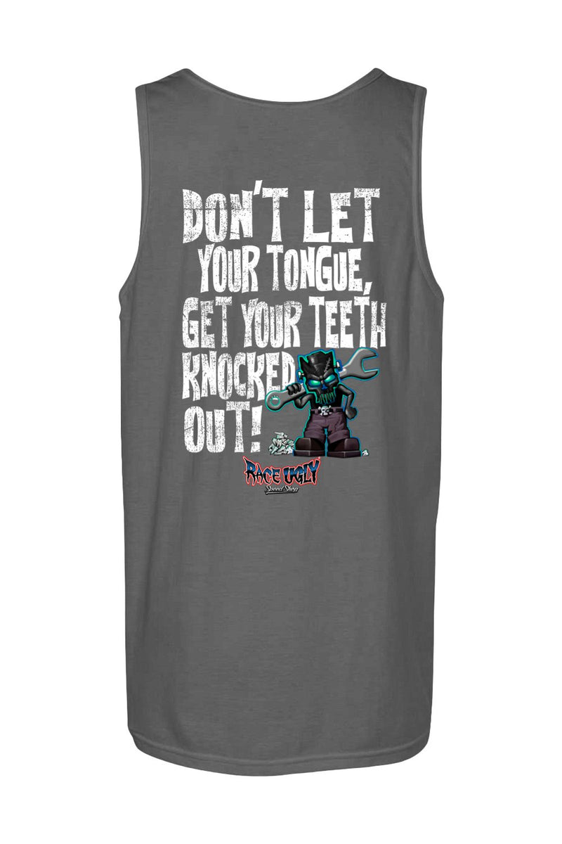 Gildan Softstyle Tank Top "RU TEETH" (WHITE)