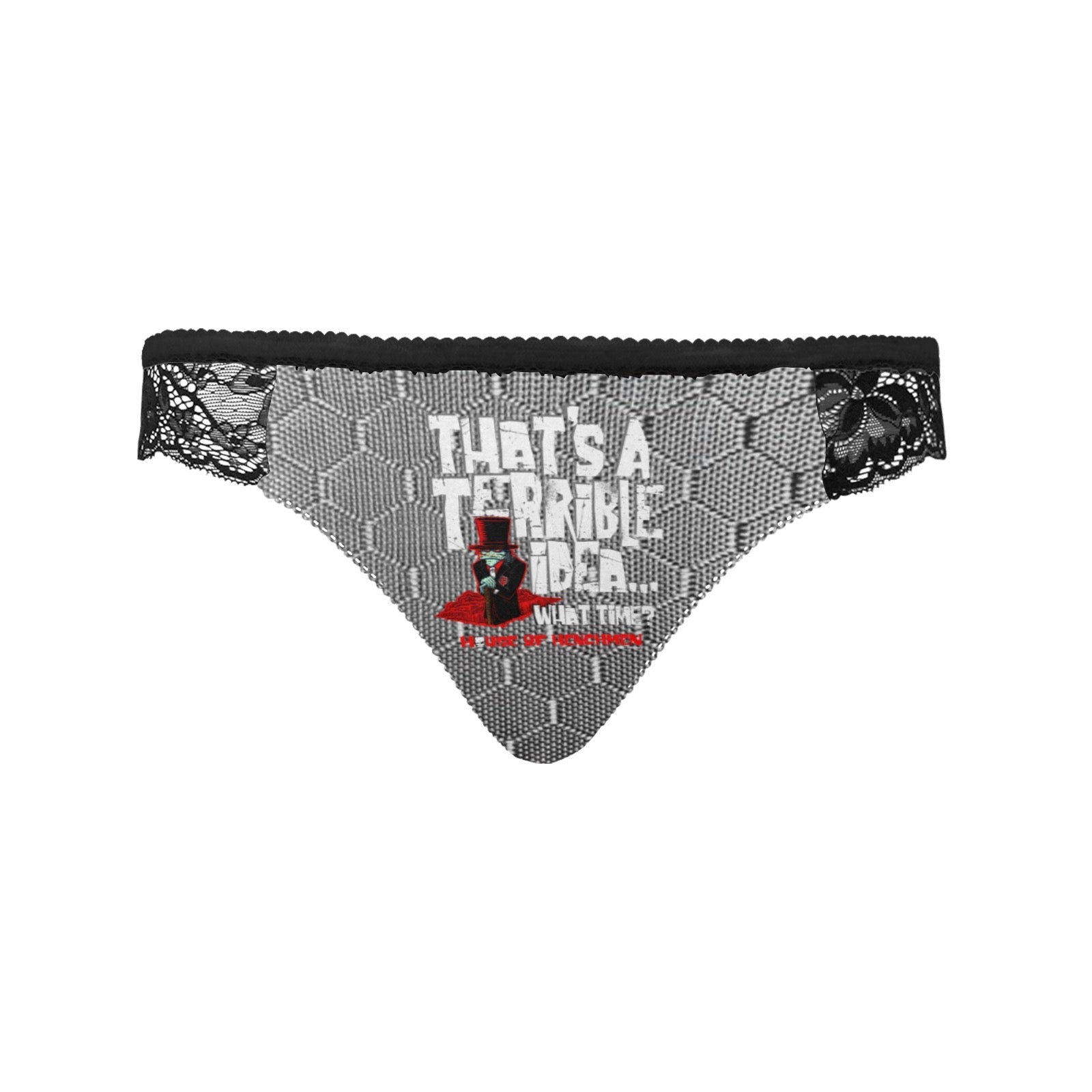 HOH-TerribleIdea-lace panty Women's Lace Underwear(ModelL41)
