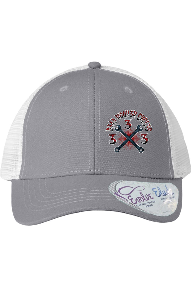 Infinity Her Women's Modern Trucker Cap "DHC 333 RED"