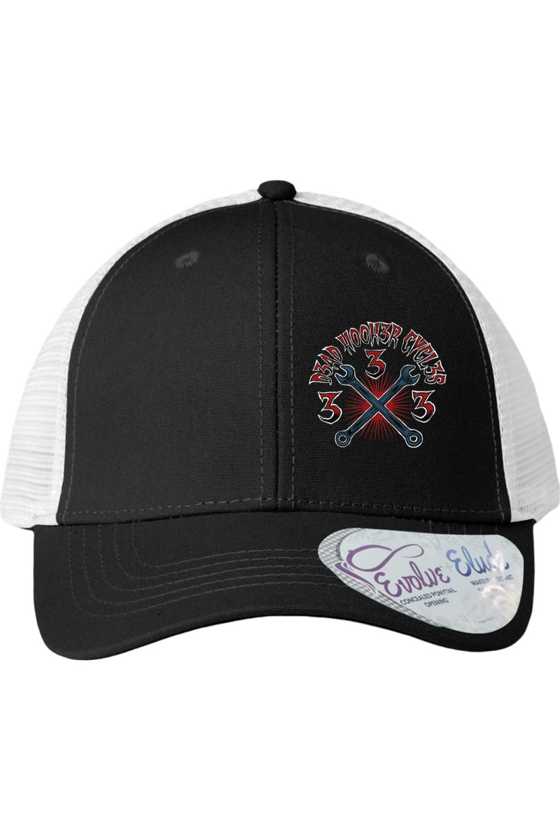 Infinity Her Women's Modern Trucker Cap "DHC 333 RED"