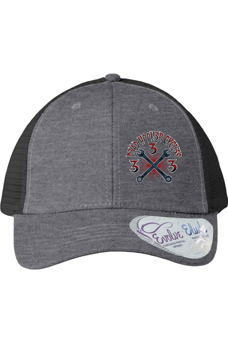 Infinity Her Women's Modern Trucker Cap "DHC 333 RED"