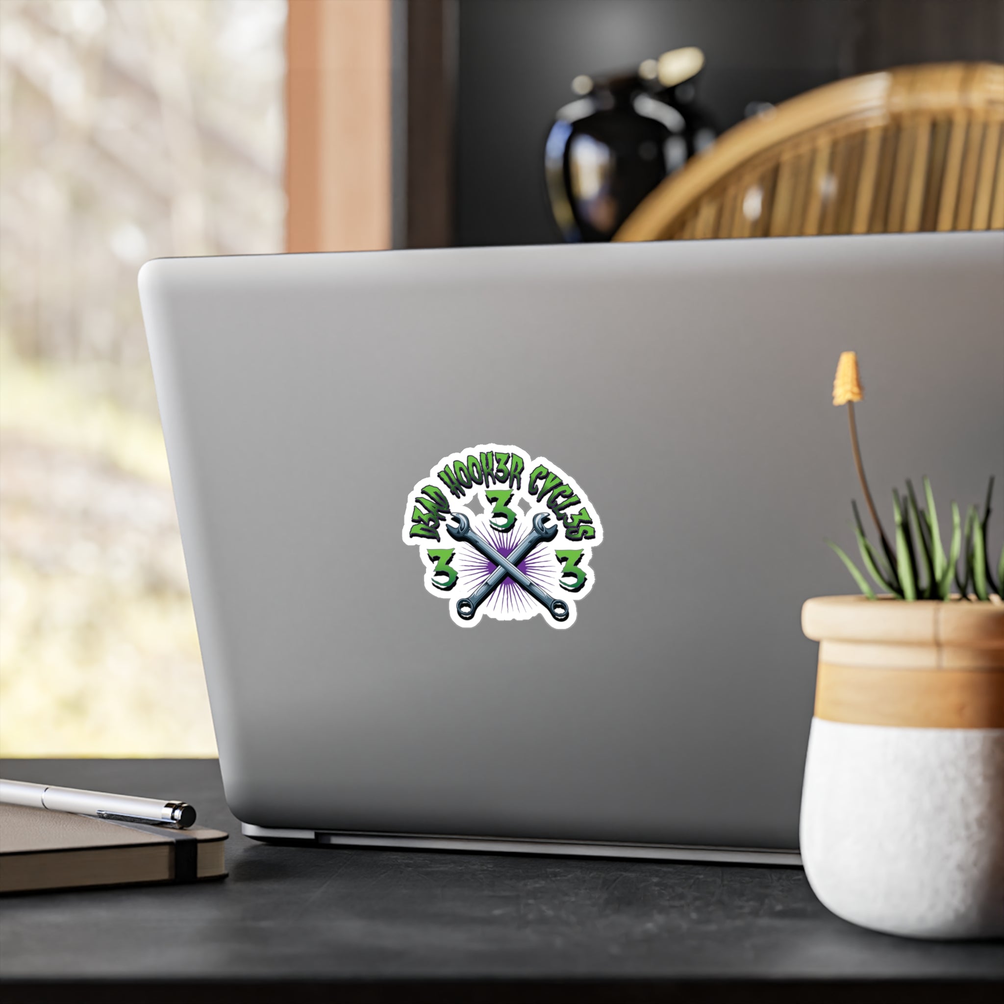 Kiss-Cut Vinyl Decals "DHC GREEN"