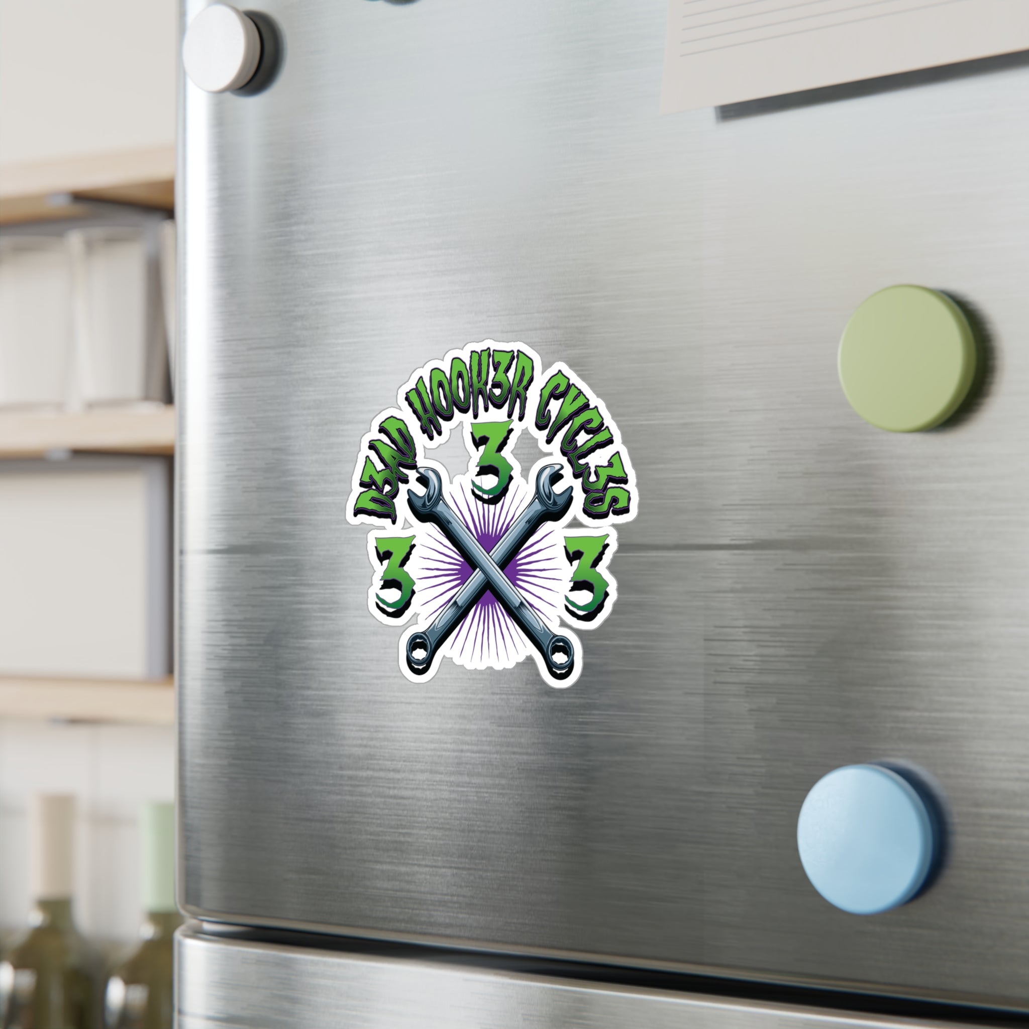 Kiss-Cut Vinyl Decals "DHC GREEN"