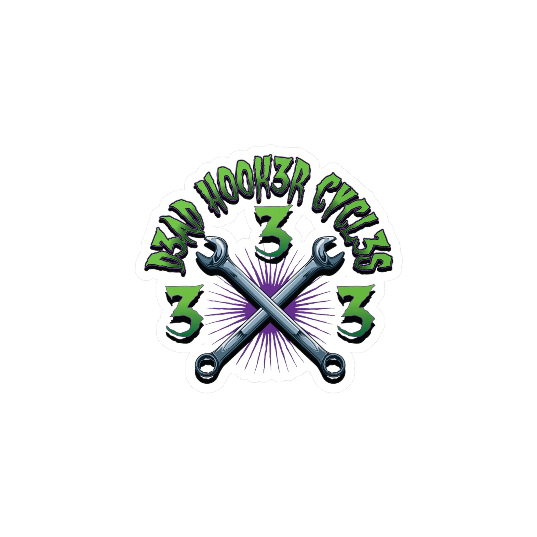 Kiss-Cut Vinyl Decals "DHC GREEN"