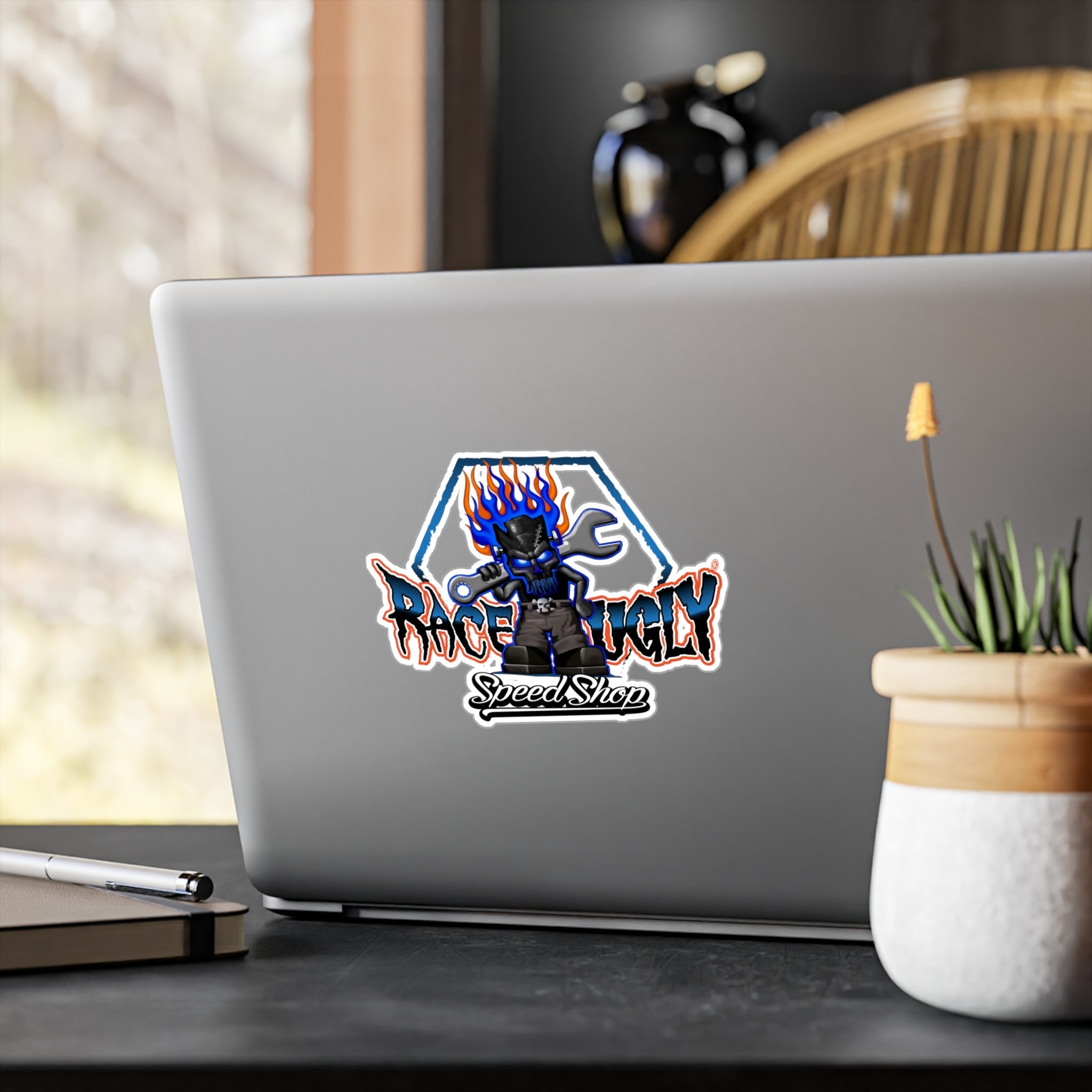 Kiss-Cut Vinyl Decals "RU LOGO"