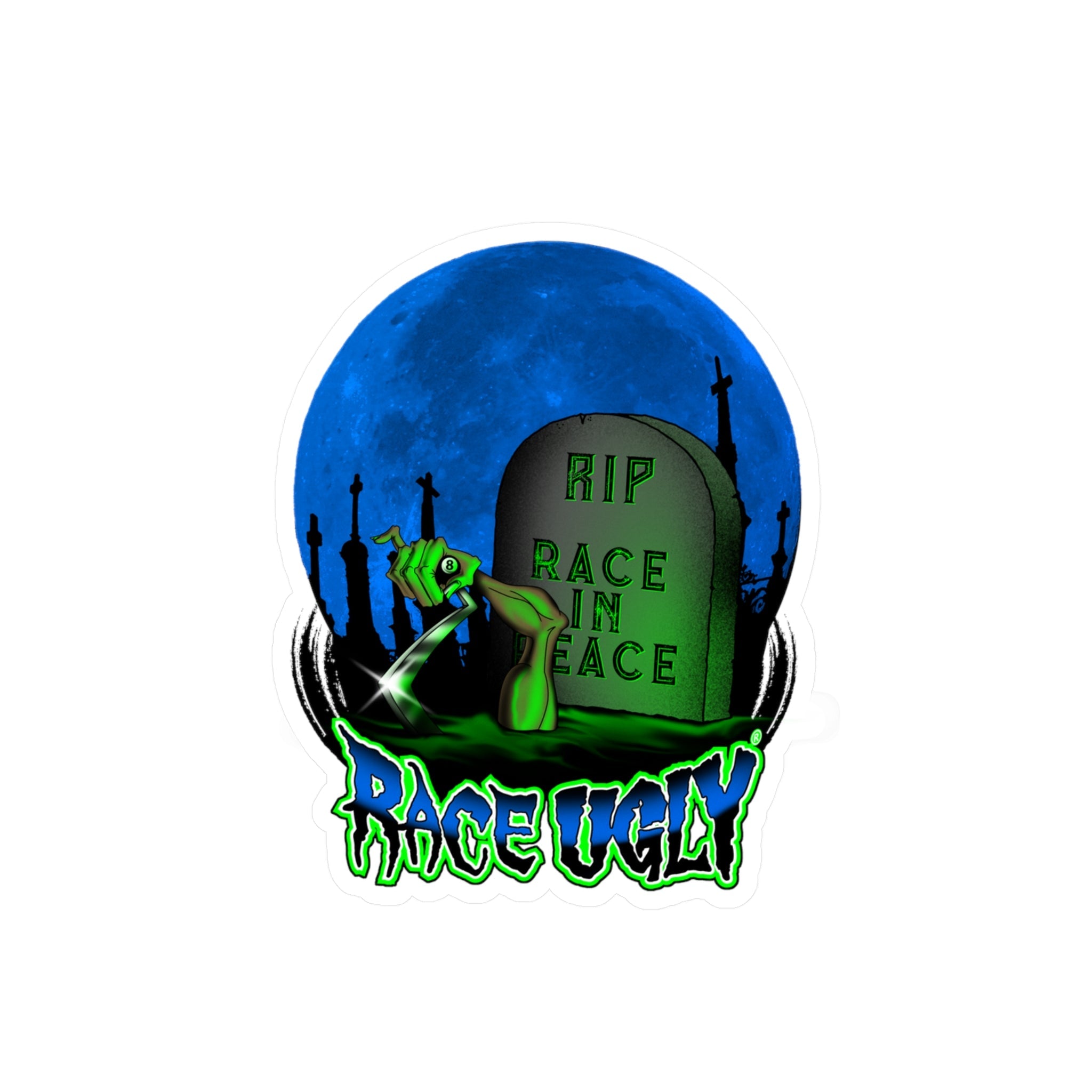 Kiss-Cut Vinyl Decals "RU TOMBSTONE"