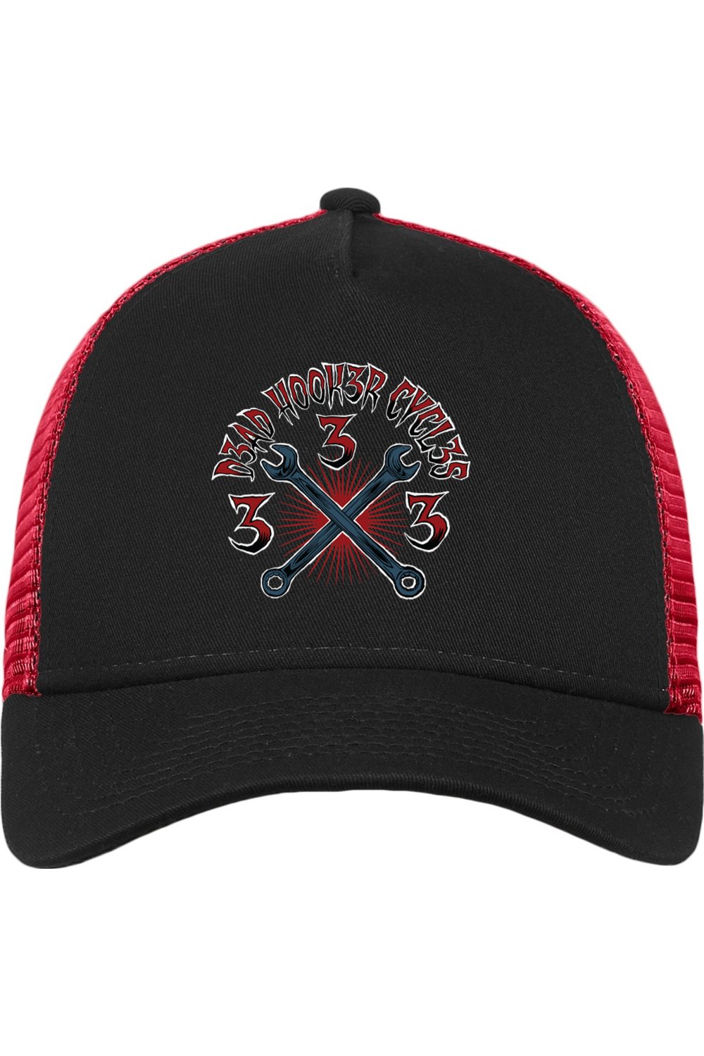 New Era Snapback Trucker Cap "DHC 333 RED"