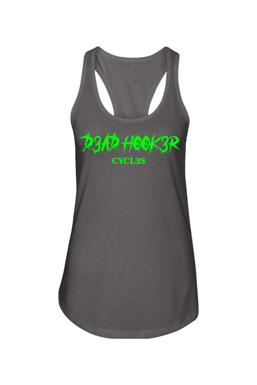 Next Level Ladies Racerback Tank "DHC GREEN"