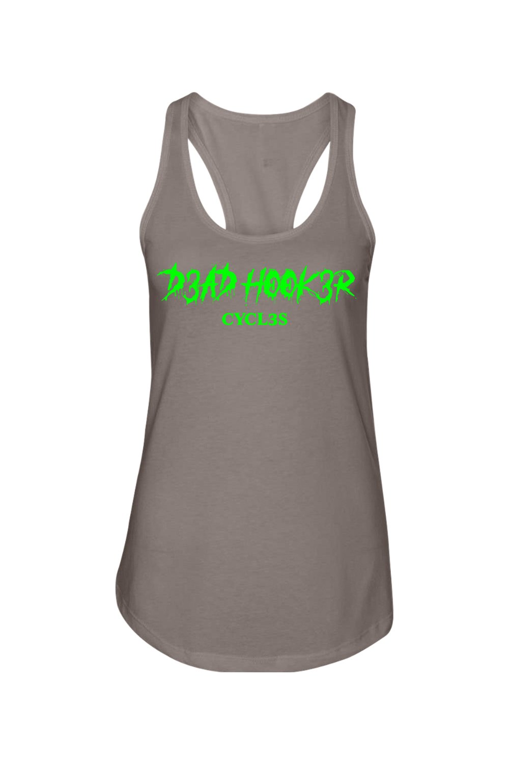 Next Level Ladies Racerback Tank "DHC GREEN"