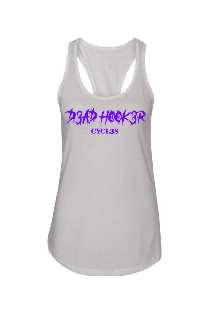 Next Level Ladies Racerback Tank "DHC PURPLE"