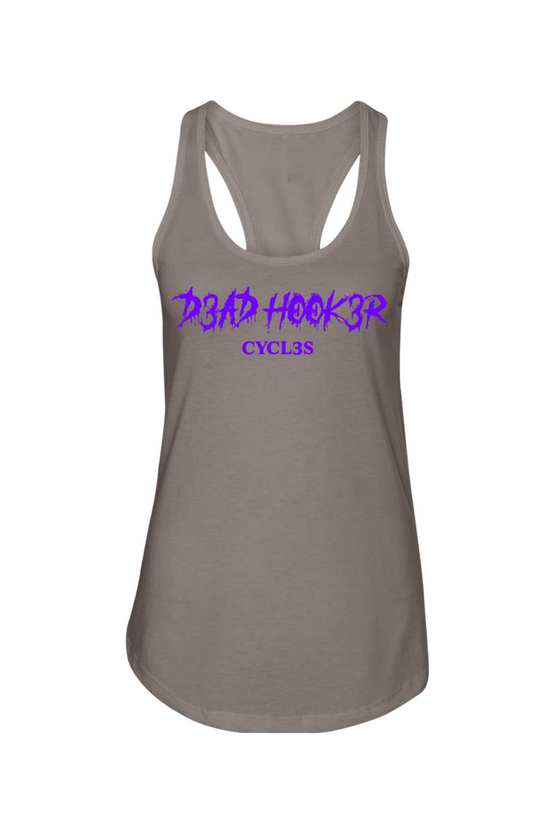 Next Level Ladies Racerback Tank "DHC PURPLE"