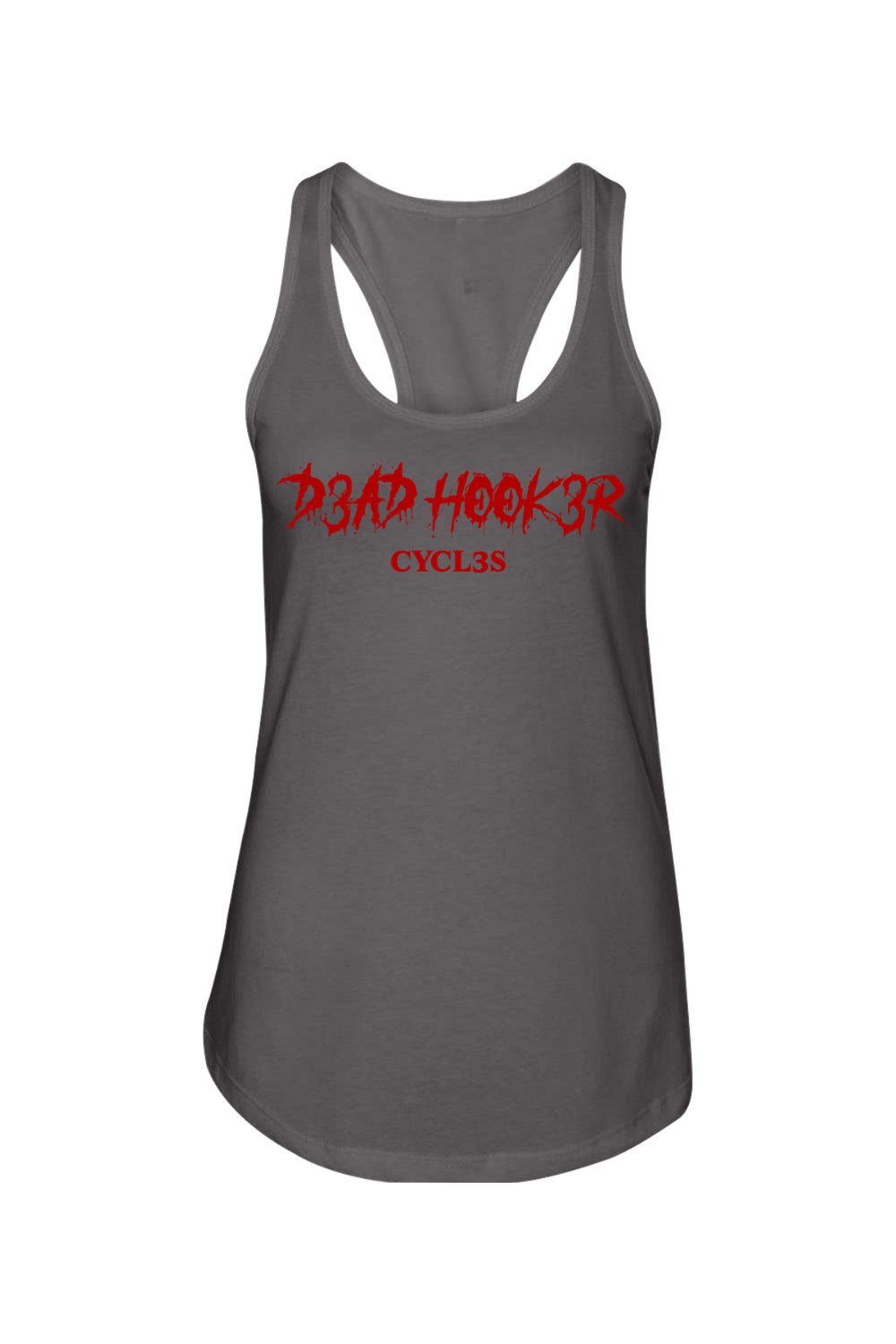 Next Level Ladies Racerback Tank "DHC RED"