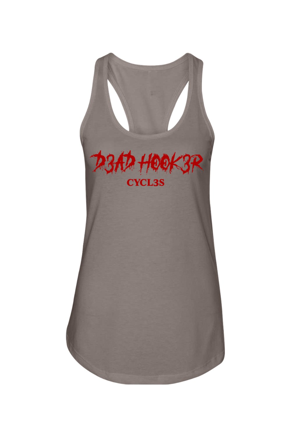 Next Level Ladies Racerback Tank "DHC RED"