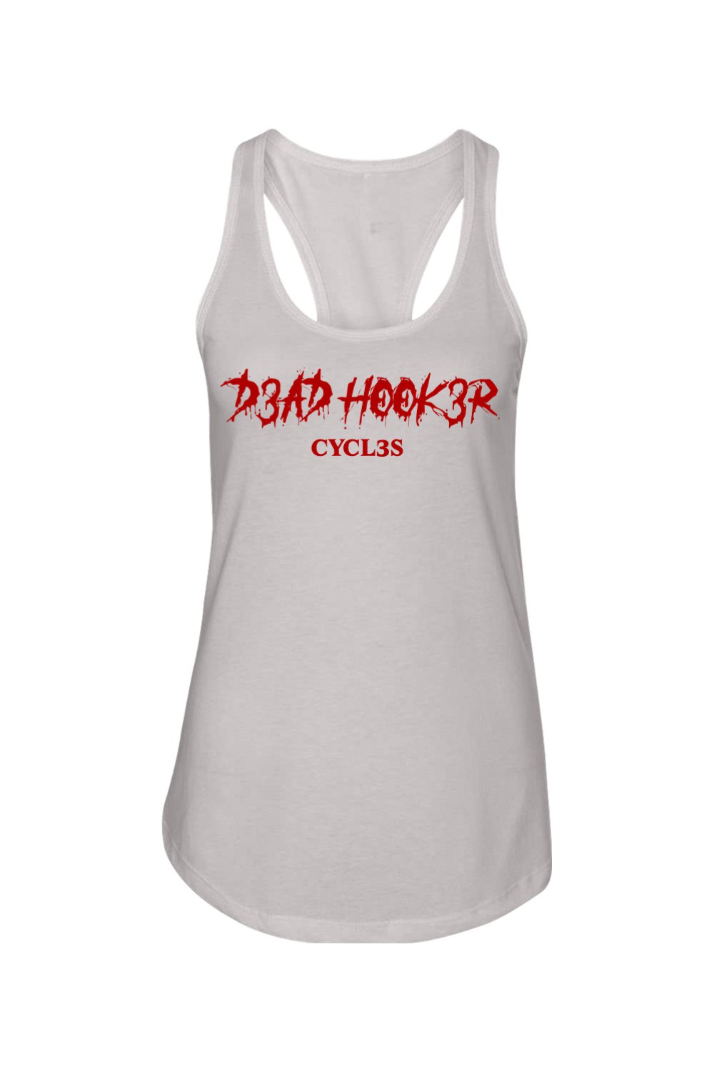 Next Level Ladies Racerback Tank "DHC RED"