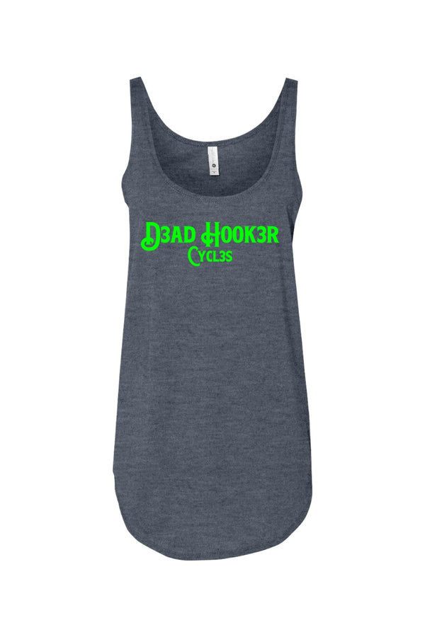 Next Level Women's Festival Tank "DHC GREEN"