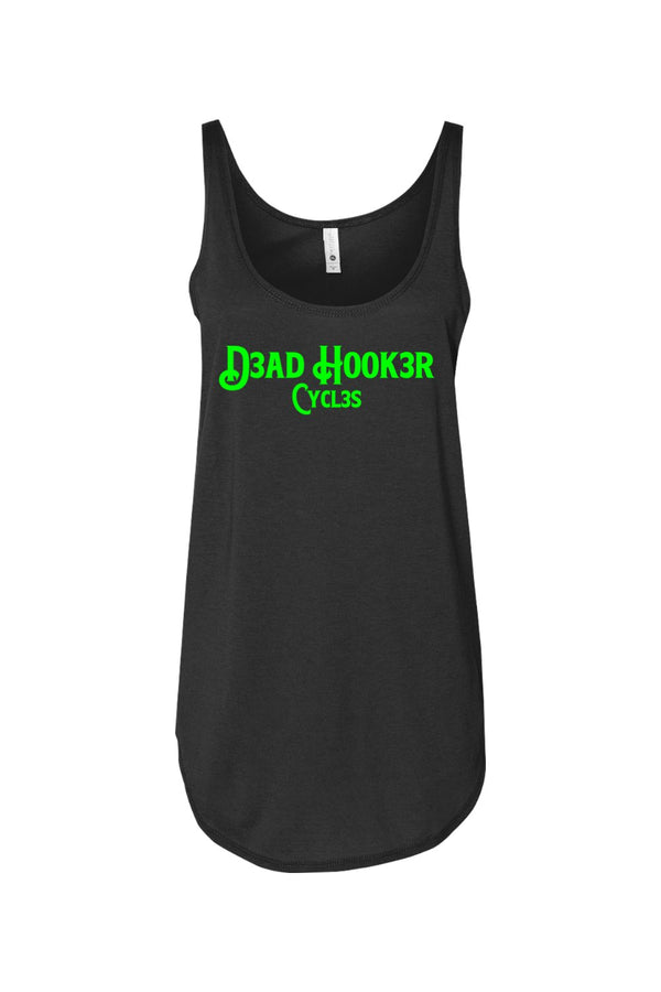 Next Level Women's Festival Tank "DHC GREEN"