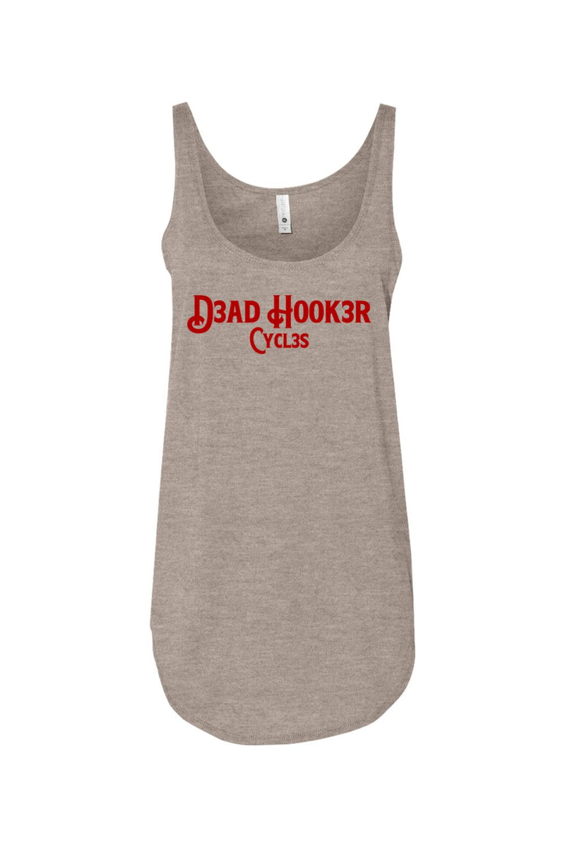 Next Level Women's Festival Tank "DHC RED"