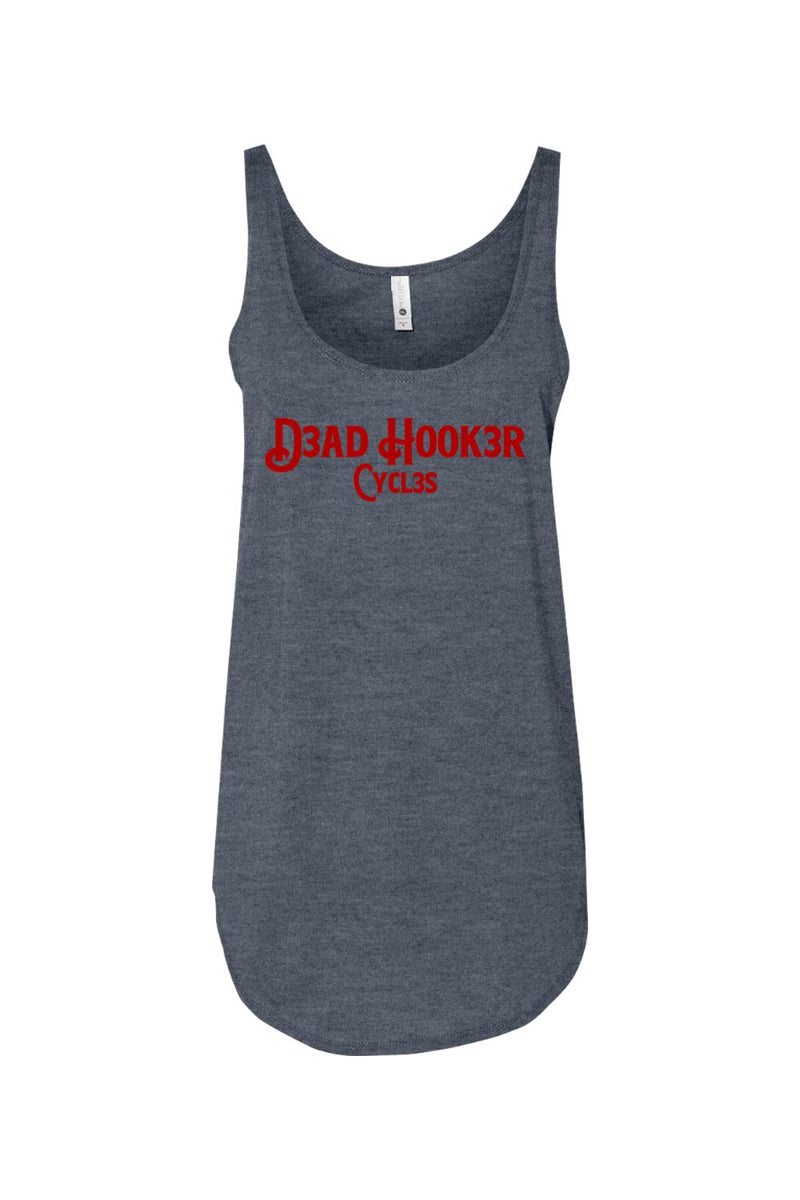 Next Level Women's Festival Tank "DHC RED"