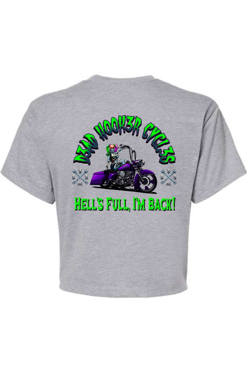 Next Level Women's Ideal Crop Top "DHC HELL'S FULL"