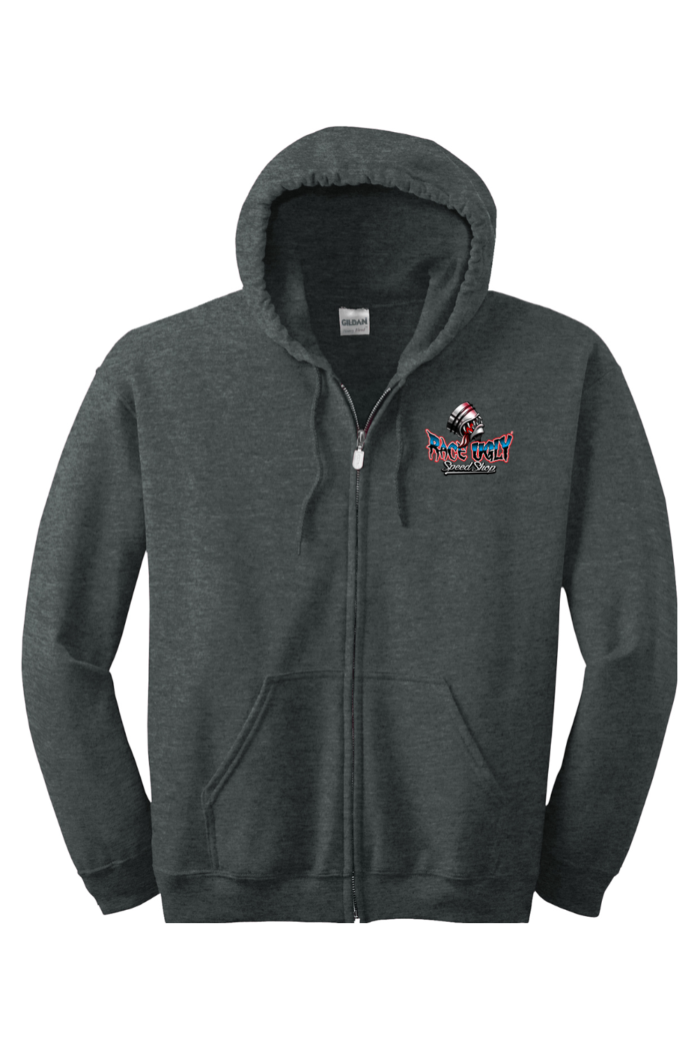 Gildan Heavy Blend Full-Zip Hooded Sweatshirt "RU WHOOP'N ASS"